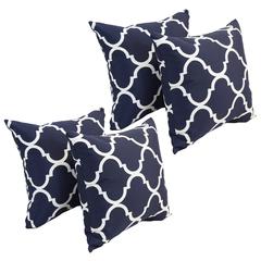 17-inch Square Polyester Outdoor Throw Pillows (Set of 4) 9910-S4-OD-161