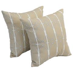 17-inch Square Polyester Outdoor Throw Pillows (Set of 4) 9910-S4-OD-170