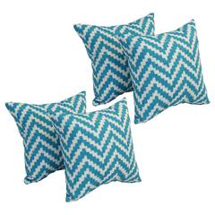17-inch Square Polyester Outdoor Throw Pillows (Set of 4) 9910-S4-OD-198