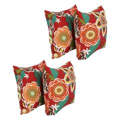 17-inch Square Polyester Outdoor Throw Pillows (Set of 4) 9910-S4-OD-202