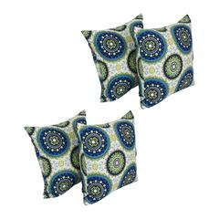 17-inch Square Polyester Outdoor Throw Pillows (Set of 4) 9910-S4-OD-208