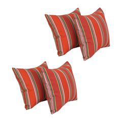 17-inch Square Polyester Outdoor Throw Pillows (Set of 4) 9910-S4-OD-209
