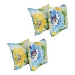 17-inch Square Polyester Outdoor Throw Pillows (Set of 4) 9910-S4-OD-244