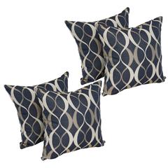 17-inch Square Premium Polyester Outdoor Throw Pillows (Set of 4) 9910-S4-PO-003