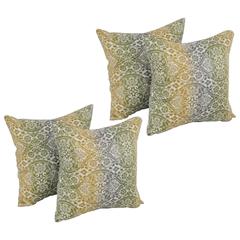 17-inch Square Premium Polyester Outdoor Throw Pillows (Set of 4) 9910-S4-PO-009
