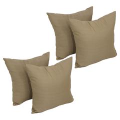 17-inch Square Premium Polyester Outdoor Throw Pillows (Set of 4) 9910-S4-PO-012