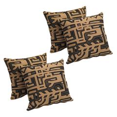 17-inch Tapestry Throw Pillows with Inserts (Set of 4) 9910-S4-ZP-ID-034