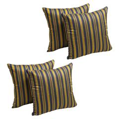 17-inch Tapestry Throw Pillows with Inserts (Set of 4) 9910-S4-ZP-ID-042