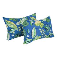 12 x 20-inch Rectangular Spun Poly Throw Pillows (Set of 2)  9911-S2-REO-28