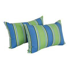 12 x 20-inch Rectangular Spun Poly Throw Pillows (Set of 2)  9911-S2-REO-29