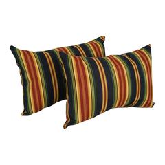 12 x 20-inch Rectangular Spun Poly Throw Pillows (Set of 2)  9911-S2-REO-31