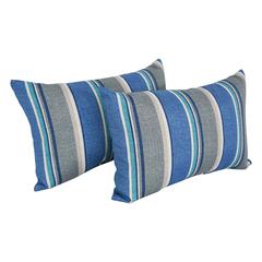 12 x 20-inch Rectangular Spun Poly Throw Pillows (Set of 2)  9911-S2-REO-66