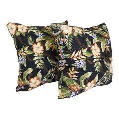 Outdoor Patterned Spun Polyester 25-inch Jumbo Throw Pillows (Set of 2) 9913-S2-REO-12