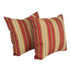 Outdoor Patterned Spun Polyester 25-inch Jumbo Throw Pillows (Set of 2) 9913-S2-REO-17
