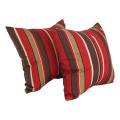 Outdoor Patterned Spun Polyester 25-inch Jumbo Throw Pillows (Set of 2) 9913-S2-REO-33
