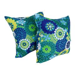 Outdoor Patterned Spun Polyester 25-inch Jumbo Throw Pillows (Set of 2) 9913-S2-REO-34