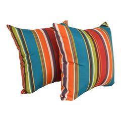 Outdoor Patterned Spun Polyester 25-inch Jumbo Throw Pillows (Set of 2) 9913-S2-REO-51
