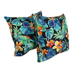 Outdoor Patterned Spun Polyester 25-inch Jumbo Throw Pillows (Set of 2) 9913-S2-REO-62