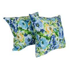 Outdoor Patterned Spun Polyester 25-inch Jumbo Throw Pillows (Set of 2) 9913-S2-REO-65