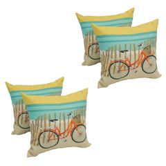 Spun Polyester 17-inch Outdoor Throw Pillows (Set of 4)  CO-JO16-21-S4