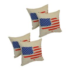 Spun Polyester 17-inch Outdoor Throw Pillows (Set of 4)  CO-JO16-26-S4