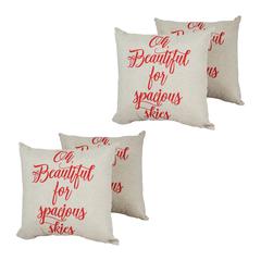 Spun Polyester 17-inch Outdoor Throw Pillows (Set of 4)  CO-JO16-27-S4