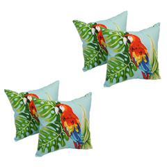 Spun Polyester 17-inch Outdoor Throw Pillows (Set of 4)  CO-JO17-05-S4