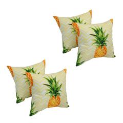 Spun Polyester 17-inch Outdoor Throw Pillows (Set of 4)  CO-JO17-06-S4