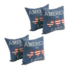 Spun Polyester 17-inch Outdoor Throw Pillows (Set of 4)  CO-JO18-06-S4