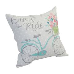 Spun Polyester 17-inch Double-sided Outdoor Throw Pillow  CO-JO18-DS-01-S1