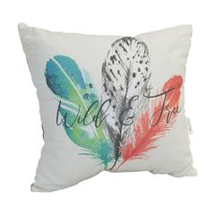 Spun Polyester 17-inch Double-sided Outdoor Throw Pillow  CO-JO18-DS-04-S1