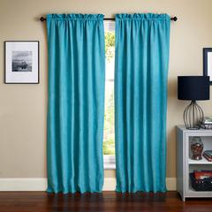 Blazing Needles 108-inch by 52-inch Microsuede Blackout Curtain Panels (Set of 2)