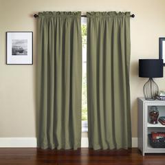 Blazing Needles 108-inch by 52-inch Twill Curtain Panels (Set of 2)