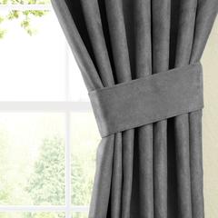 Blazing Needles 63-inch by 52-inch Microsuede Blackout Curtain Panels (Set of 2)