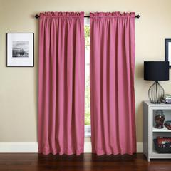 Blazing Needles 84-inch by 52-inch Twill Curtain Panels (Set of 2)