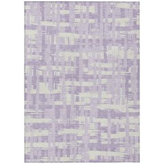 Machine Washable Indoor/Outdoor Chantille Lavender 3' x 5' Rug
