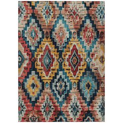 Machine Washable Indoor/Outdoor Chantille Rust 3' x 5' Rug