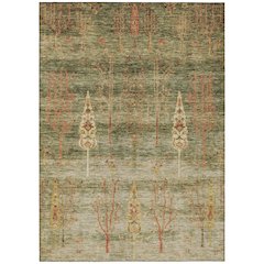 Machine Washable Indoor/Outdoor Chantille Aloe 3' x 5' Rug