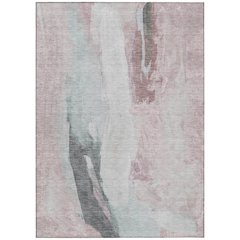 Machine Washable Indoor/Outdoor Chantille Blush 3' x 5' Rug