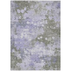Machine Washable Indoor/Outdoor Chantille Lavender 3' x 5' Rug