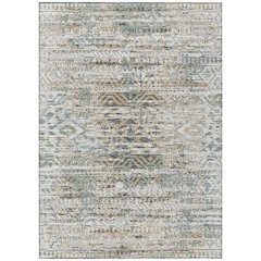 Machine Washable Indoor/Outdoor Chantille Ivory 3' x 5' Rug