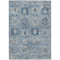 Machine Washable Indoor/Outdoor Chantille Denim 3' x 5' Rug