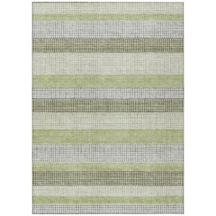 Machine Washable Indoor/Outdoor Chantille Aloe 3' x 5' Rug