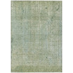 Machine Washable Indoor/Outdoor Chantille ACN2087 Green 3' x 5' Rug