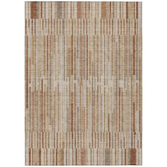 Machine Washable Indoor/Outdoor Chantille ACN2102 Terracotta 3' x 5' Rug