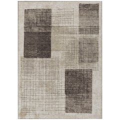 Machine Washable Indoor/Outdoor Chantille ACN2112 Brown 3' x 5' Rug