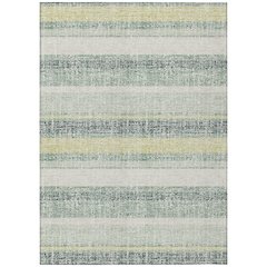 Machine Washable Indoor/Outdoor Chantille ACN2122 Seafoam 3' x 5' Rug