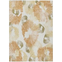 Machine Washable Indoor/Outdoor Chantille ACN2132 Coral 3' x 5' Rug