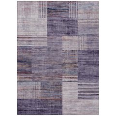 Machine Washable Indoor/Outdoor Chantille ACN2149 Plum 3' x 5' Rug