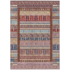 Machine Washable Indoor/Outdoor Chantille ACN2160 Red 3' x 5' Rug